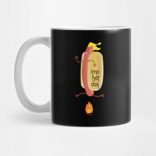 IMA HOT DOG jumping fire Mug